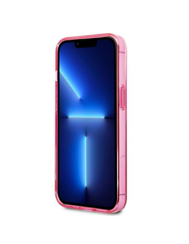Véritable KARL LAGERFELD Case KLHCP13LTGKCP pour iPhone 13 PRO (K Choupette Centered / Pink)