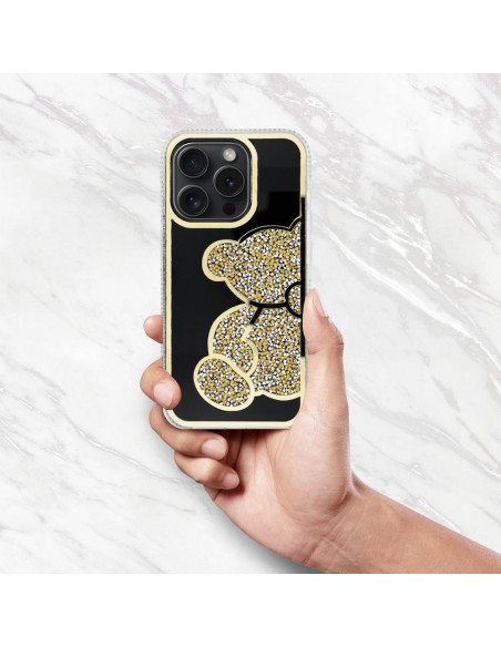 Coque TEDDY BEAR pour IPHONE 13 PRO or
