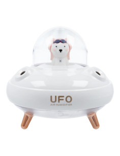 Humidificateur/diffuseur d'aromathérapie UFO blanc