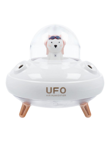 Humidificateur/diffuseur d'aromathérapie UFO blanc