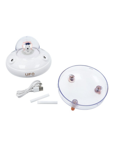 Humidificateur/diffuseur d'aromathérapie UFO blanc