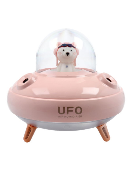 Humidificateur/diffuseur d'aromathérapie UFO rose