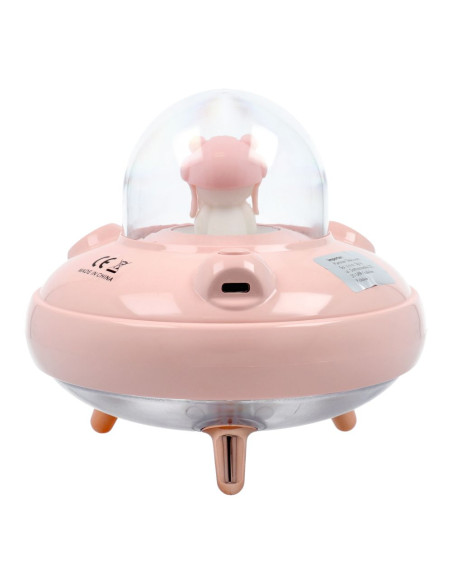 Humidificateur/diffuseur d'aromathérapie UFO rose