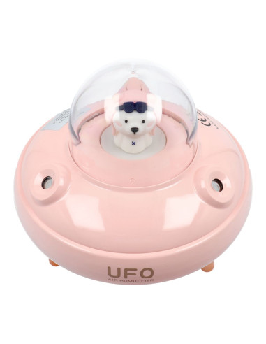Humidificateur/diffuseur d'aromathérapie UFO rose