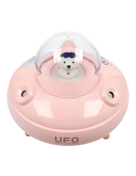 Humidificateur/diffuseur d'aromathérapie UFO rose