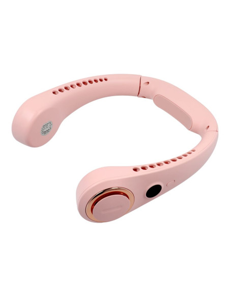 Ventilateur de nuque portable F50 rose