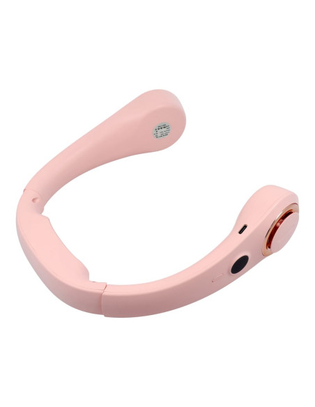 Ventilateur de nuque portable F50 rose