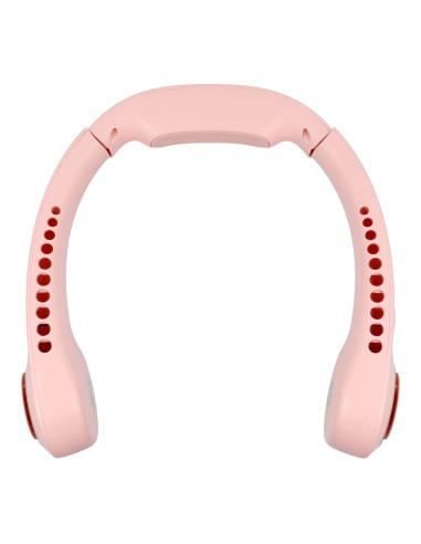 Ventilateur de nuque portable F50 rose
