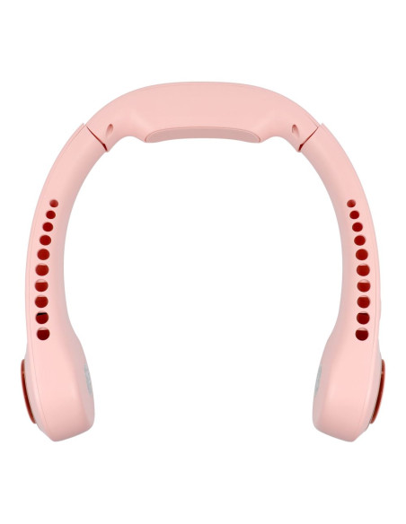 Ventilateur de nuque portable F50 rose