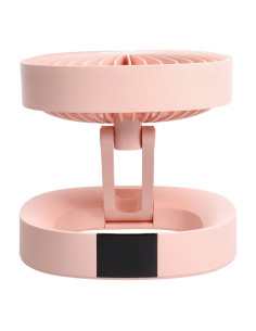 Ventilateur portable pliant 933 rose 2