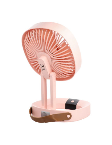 Ventilateur portable pliant 933 rose
