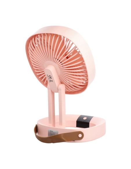 Ventilateur portable pliant 933 rose
