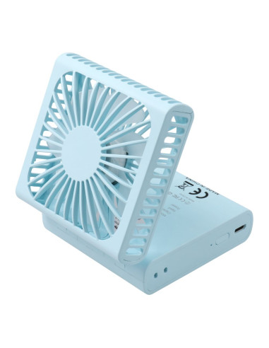 Ventilateur pliant portable F10 bleu