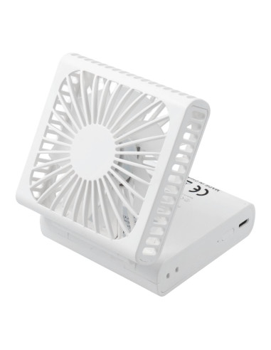 Ventilateur pliant portable F10 blanc