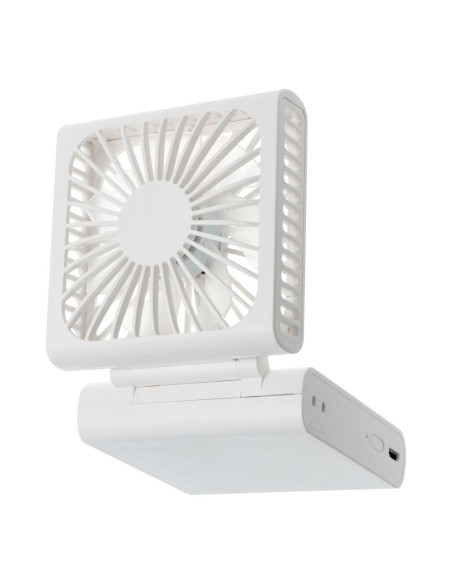 Ventilateur pliant portable F10 blanc