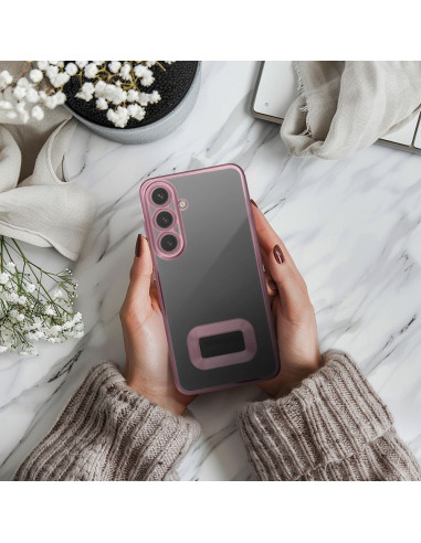 Coque GLAM pour HONOR X8B rose poudré