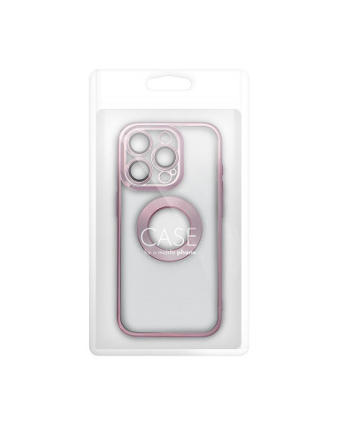 Coque GLAM pour IPHONE 14 rose poudré
