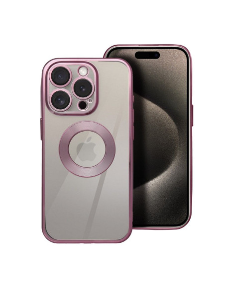 Coque GLAM pour IPHONE 14 Pro rose poudré