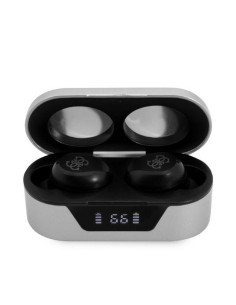 Bluetooth Earphones Stereo TWS GUESS Digital BT5 Classic with docking station / grey (GUTWST31EG) 2
