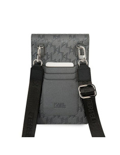 Karl Lagerfeld KLWBSAMIPG (Monogram Iconic Path / argent) sacoche universelle pour téléphone portable 2