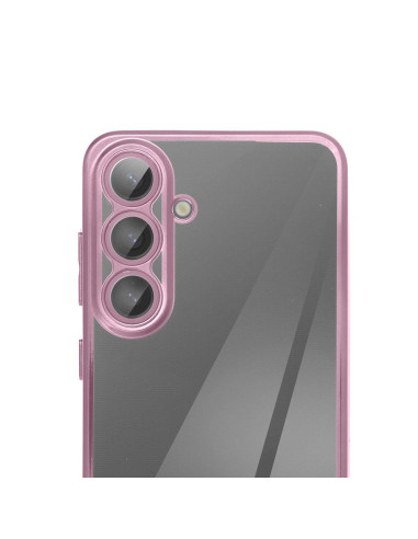 Coque GLAM pour SAMSUNG A55 5G rose poudré
