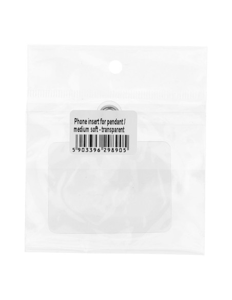 Pendentif téléphone / medium soft - transparent