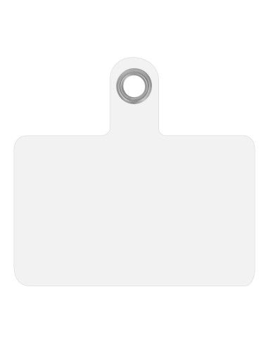 Insert pour étiquette de téléphone / rigide - transparent