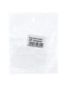 Insert pour étiquette de téléphone / rigide - transparent 2
