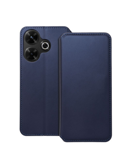 DUAL POCKET Book case for XIAOMI Redmi 13 4G navy