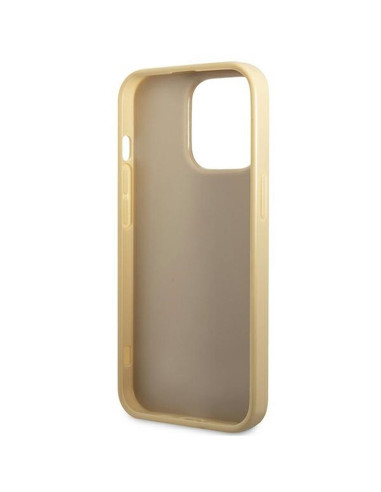 Coque GUESS pour IPHONE 14 Pro GUHCP14LHGGSHD (Glitter Flakes Script Metal Logo) or