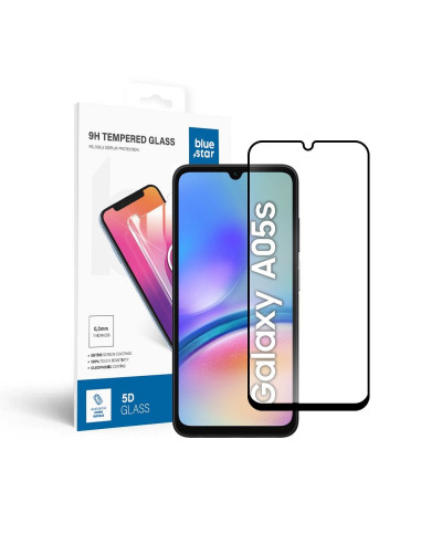 VERRE TREMPE Blue Star 5D - SAM A05s (full glue) NOIR