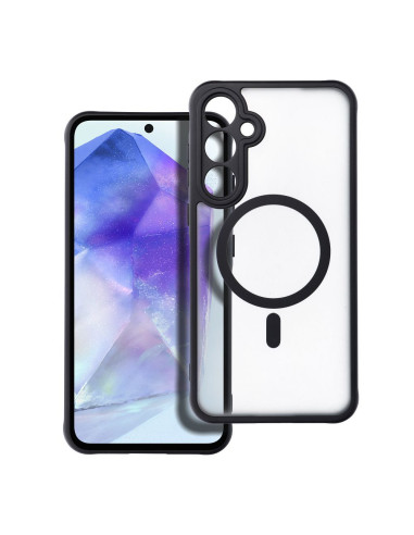 FULL MATTE MAG COVER Coque compatible avec MagSafe pour SAMSUNG A55 noir