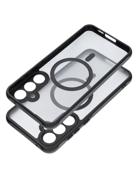 FULL MATTE MAG COVER Coque compatible avec MagSafe pour SAMSUNG A55 noir