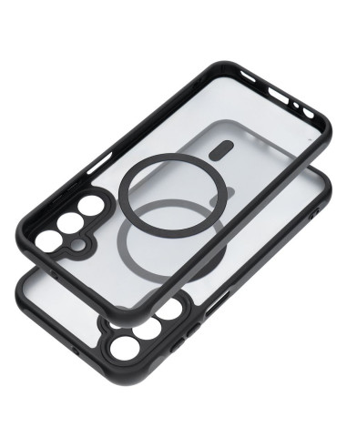 FULL MATTE MAG COVER Coque compatible avec MagSafe pour SAMSUNG A15 noir