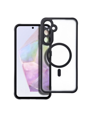 FULL MATTE MAG COVER Coque compatible avec MagSafe pour SAMSUNG A35 noir