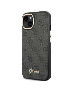 Coque GUESS pour IPHONE 13 / 14 / 15 GUHCP14SHG4SHK (4G Vintage Gold Logo) noir 2