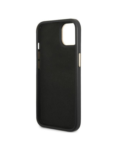 Coque GUESS pour IPHONE 13 / 14 / 15 GUHCP14SHG4SHK (4G Vintage Gold Logo) noir