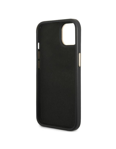 Coque GUESS pour IPHONE 13 / 14 / 15 GUHCP14SHG4SHK (4G Vintage Gold Logo) noir