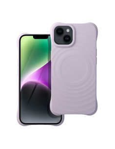 Silicone Zephyr Mag Cover compatible avec MagSafe pour IPHONE 14 lilas