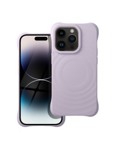 Silicone Zephyr Mag Cover compatible avec MagSafe pour IPHONE 14 PRO lilas