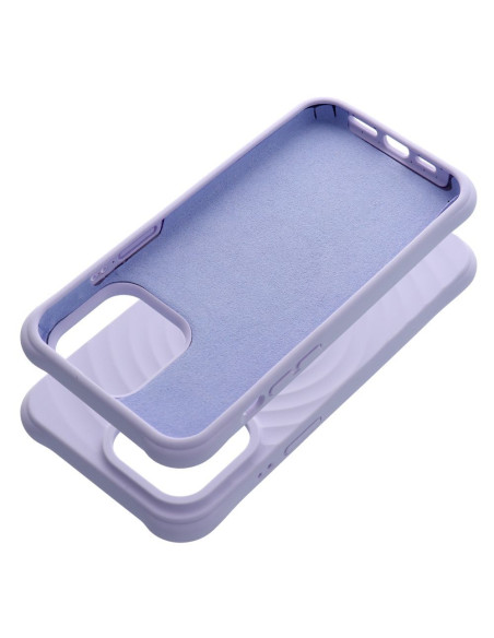 Silicone Zephyr Mag Cover compatible avec MagSafe pour IPHONE 13 lilas
