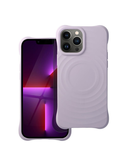 Silicone Zephyr Mag Cover compatible avec MagSafe pour IPHONE 13 PRO MAX lilas