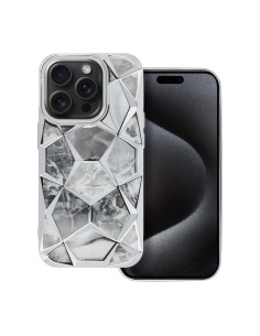 Coque TWINKI pour IPHONE 15 PRO MAX argenté