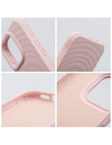 Silicone Zephyr Mag Cover compatible avec MagSafe pour IPHONE 15 PLUS rose