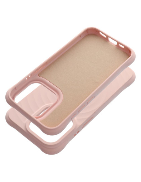 Silicone Zephyr Mag Cover compatible avec MagSafe pour IPHONE 14 rose