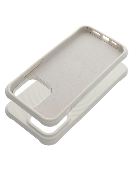 Silicone Zephyr Mag Cover compatible avec MagSafe pour IPHONE 14 PRO MAX blanc