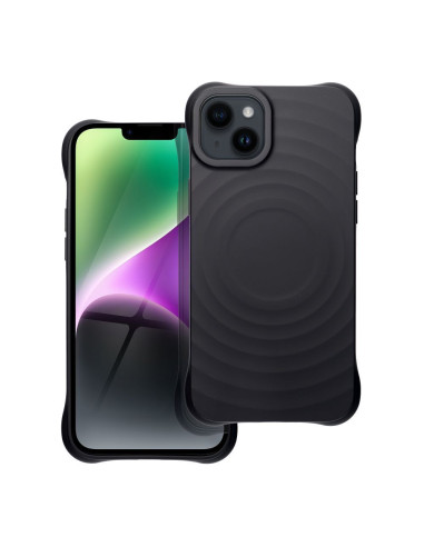 Silicone Zephyr Mag Cover compatible avec MagSafe pour IPHONE 14 PLUS noir
