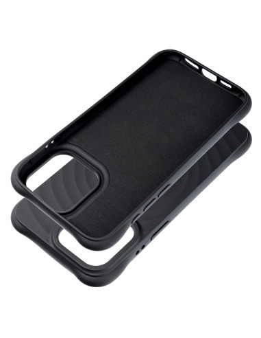Silicone Zephyr Mag Cover compatible avec MagSafe pour IPHONE 14 PLUS noir