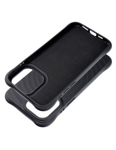 Silicone Zephyr Mag Cover compatible avec MagSafe pour IPHONE 13 noir 2
