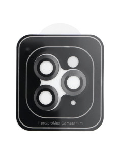 Cache appareil photo PROTECTOR 9H + applicateur pour IPHONE 11 PRO / 11 PRO MAX noir